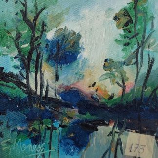 Pictura 173 în ulei pe pânză (dimensiune mică)