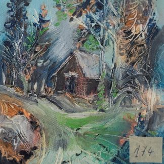 Pictura 174 în ulei pe pânză (dimensiune mică)