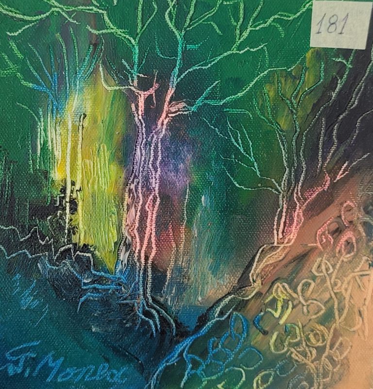 Pictura Monea Teofil 181 Dealuri în adânc de verde - pictură în ulei pe pânză, Monea Teofil