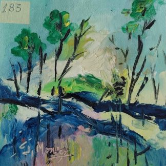 Pictura 183 în ulei pe pânză (dimensiune mică)
