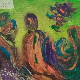 Pictura 230 în ulei pe pânză (dimensiune mică)