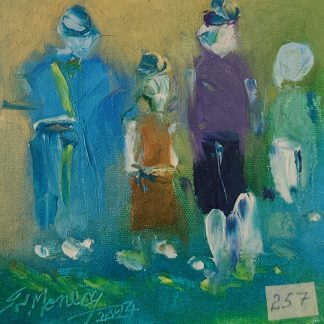 Pictura 257 v2 în ulei pe pânză (dimensiune mică)