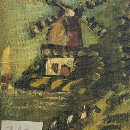 Miez în liniște de auriu - pictură în ulei pe pânză, Monea Teofil