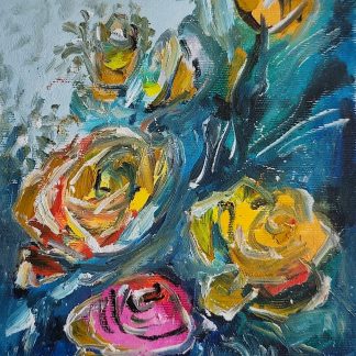 Pictura 404 în ulei pe pânză (dimensiune mică)