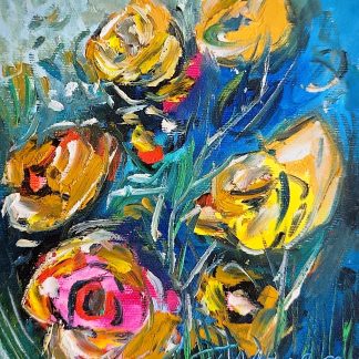 Pictura 408 în ulei pe pânză (dimensiune mică)