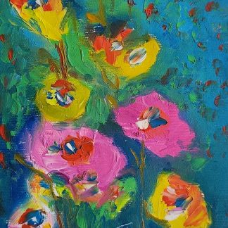 Pictura 420 în ulei pe pânză (dimensiune mică)