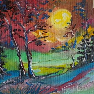 Pictura 445 în ulei pe pânză (dimensiune mică)