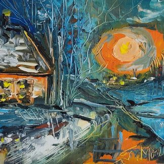 Pictura 462 în ulei pe pânză (dimensiune mică)