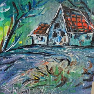 Pictura 502 în ulei pe pânză (dimensiune mică)