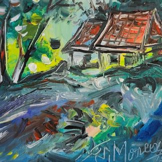 Pictura 505 în ulei pe pânză (dimensiune mică)