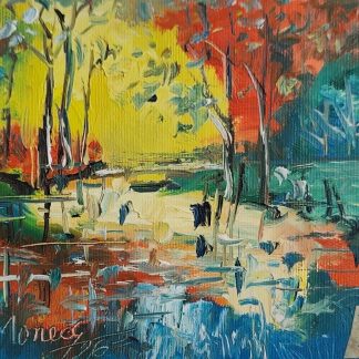 Pictura 518 în ulei pe pânză (dimensiune mică)