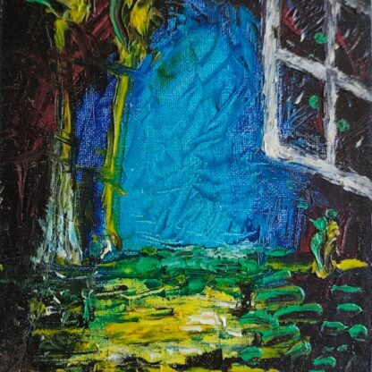 Fereastra spre lumină - Pictură în ulei pe pânză