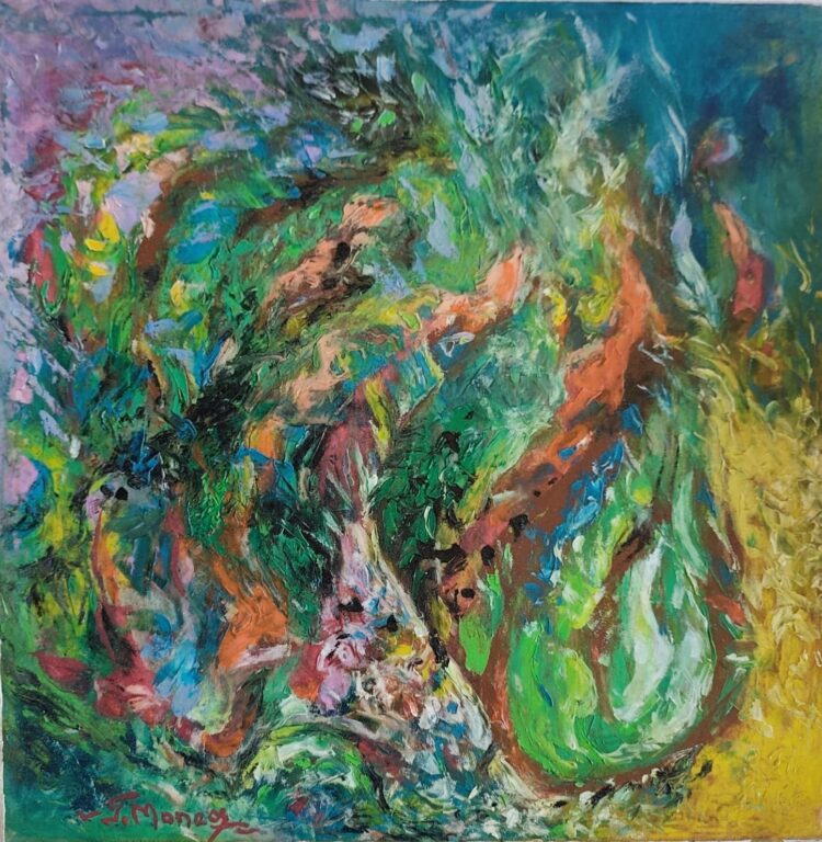 Freamăt de lumină - Pictură în ulei pe pânză Freamăt de lumină - Pictură în ulei pe pânză