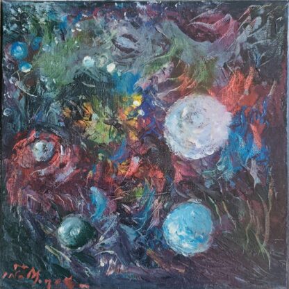 Lumină printre umbre - Pictură în ulei pe pânză