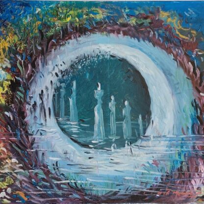 Poarta de Lumină - Pictură în ulei pe pânză