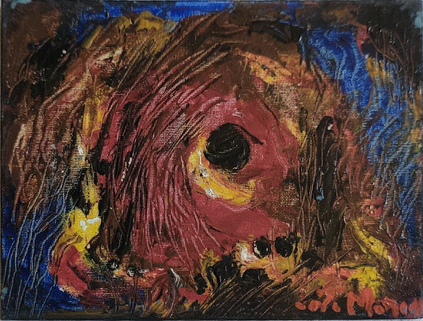 Vârtej de lumină tăcută – ulei pe pânză - Pictură în ulei pe pânză Vârtej de lumină tăcută – ulei pe pânză - Pictură în ulei pe pânză