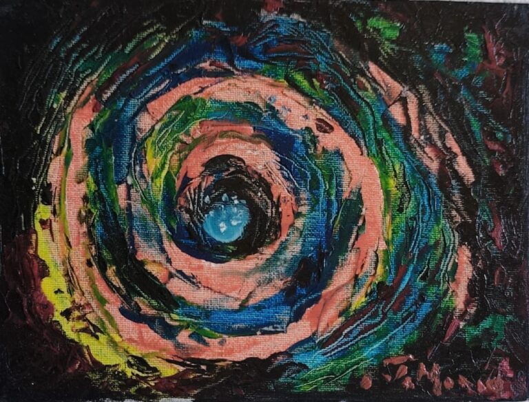 Vortex de lumină – pictură în ulei pe pânză de Monea Teofil Vortex de lumină – pictură în ulei pe pânză de Monea Teofil