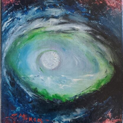 Vortex de lumină tăcută - Pictură în ulei pe pânză