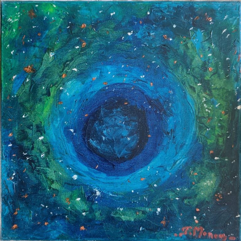 Vortexul liniștii - Pictură în ulei pe pânză Vortexul liniștii - Pictură în ulei pe pânză